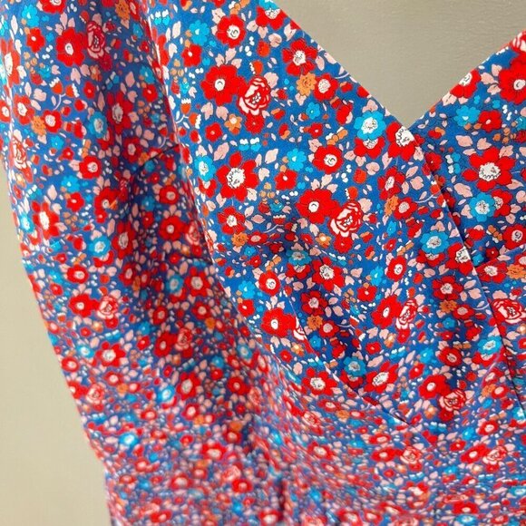 J. Crew Summer Dress Liberty Print- Betsy Ann Floral - Sz. 000‎ - Picture 2 of 8